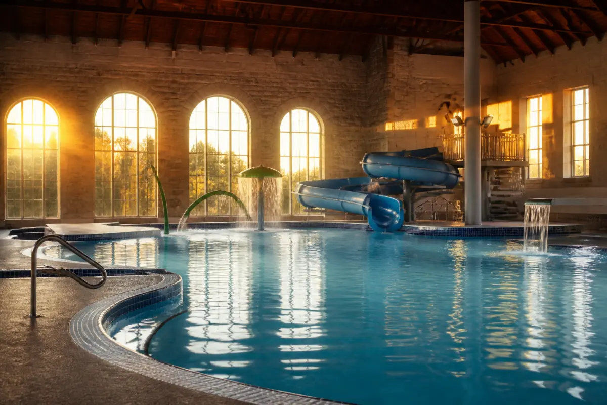 Photo d'illustration : Bassin ludique de natation