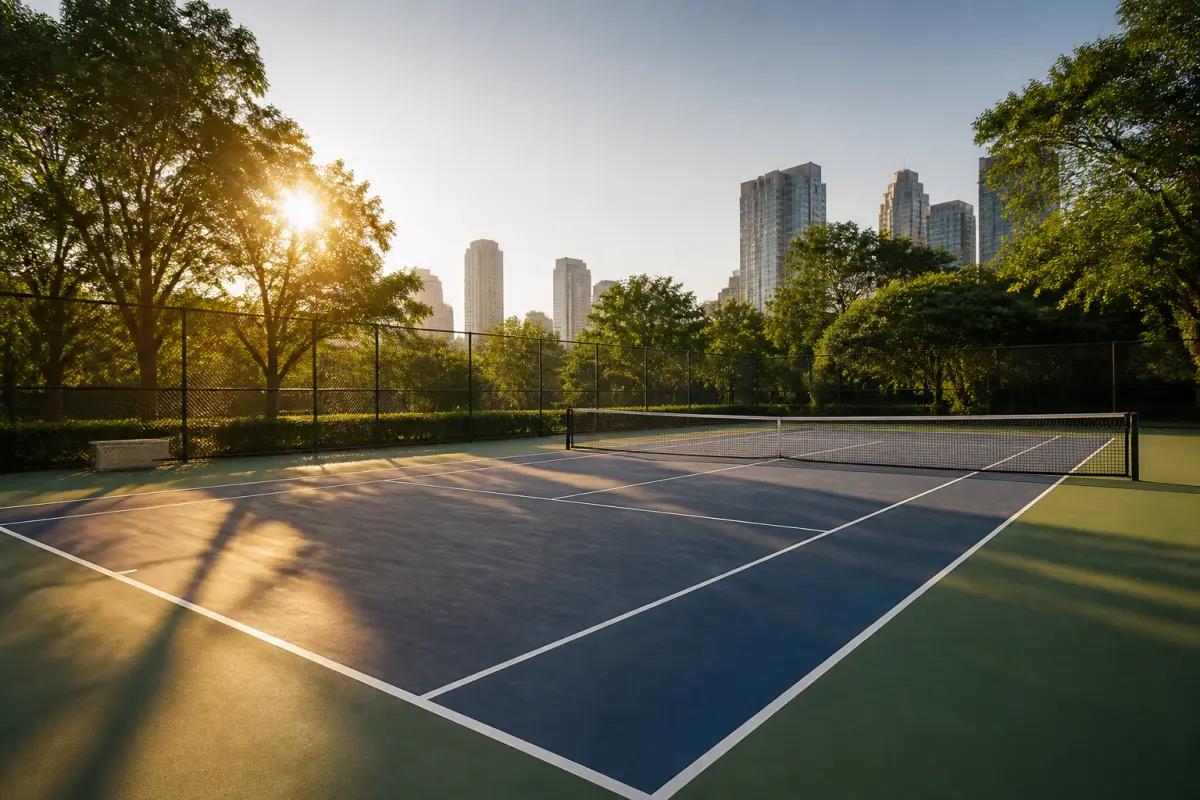 Photo d'illustration : Court de tennis