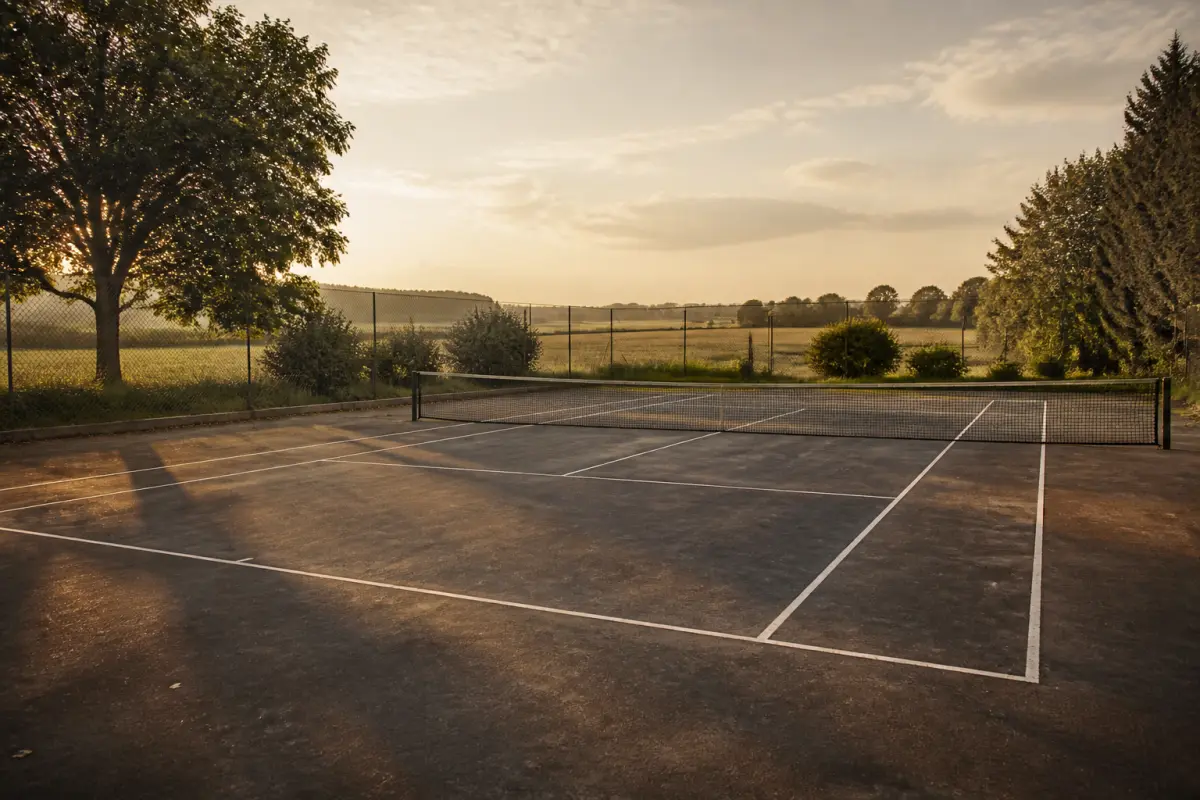 Photo d'illustration : Court de tennis