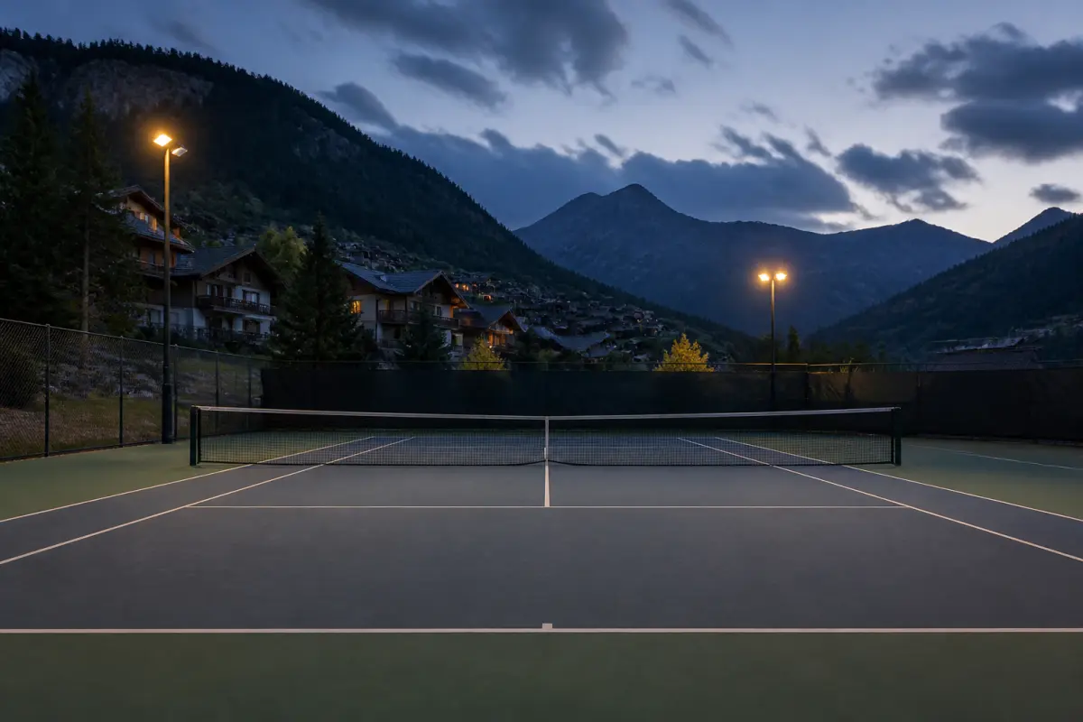 Photo d'illustration : Court de tennis