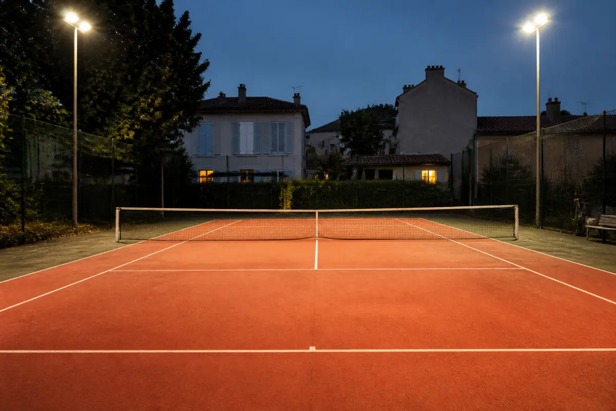 Photo d'illustration : Court de tennis