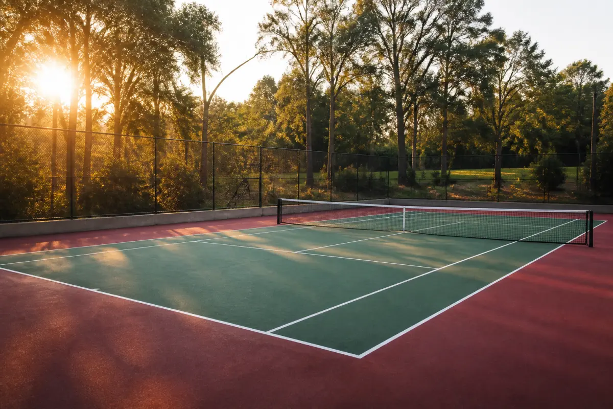 Photo d'illustration : Court de tennis