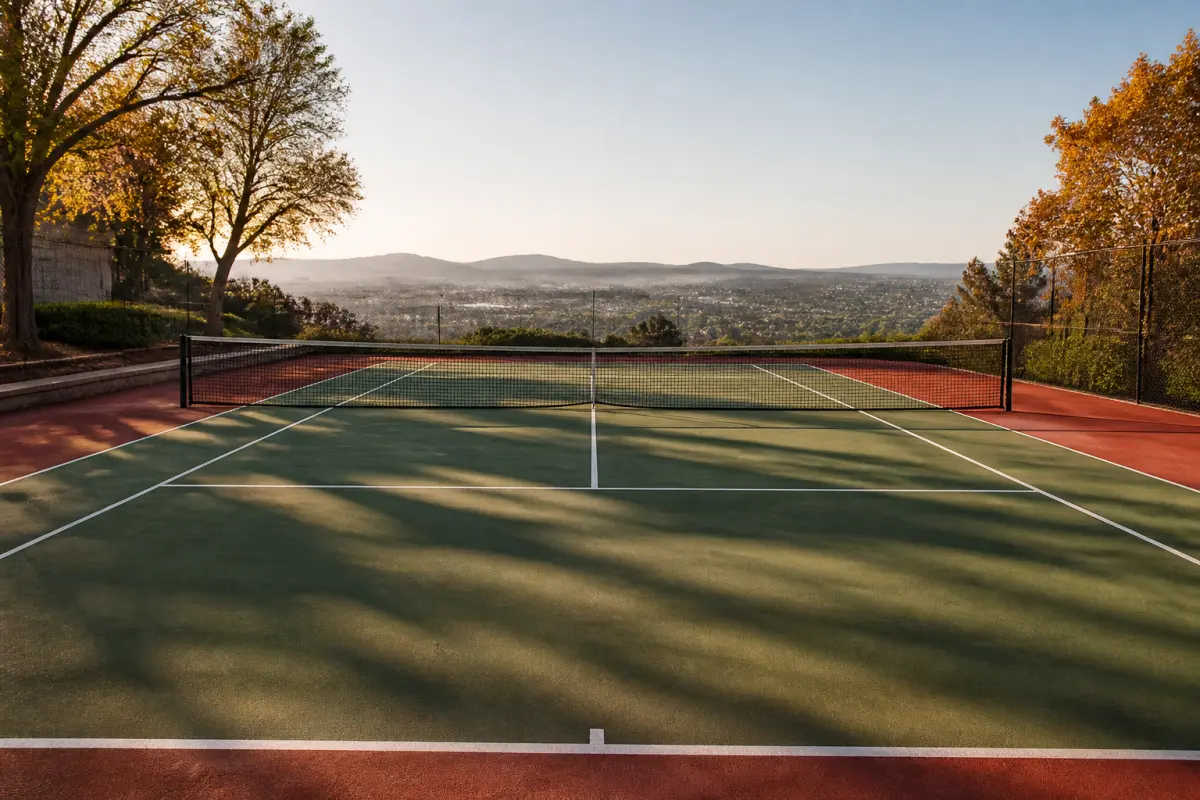 Photo d'illustration : Court de tennis