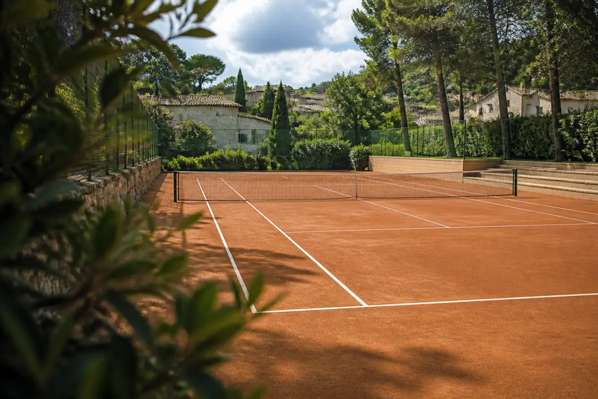 Photo d'illustration : Court de tennis