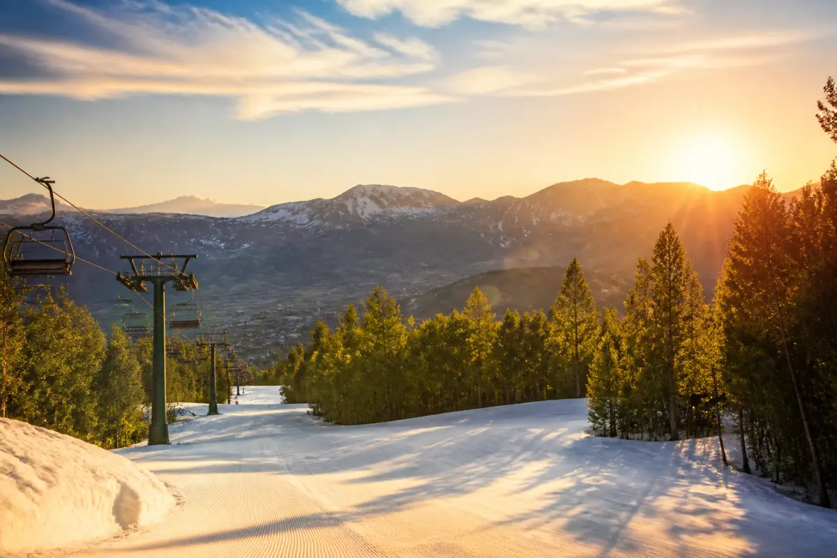 Photo d'illustration : Domaine de ski alpin