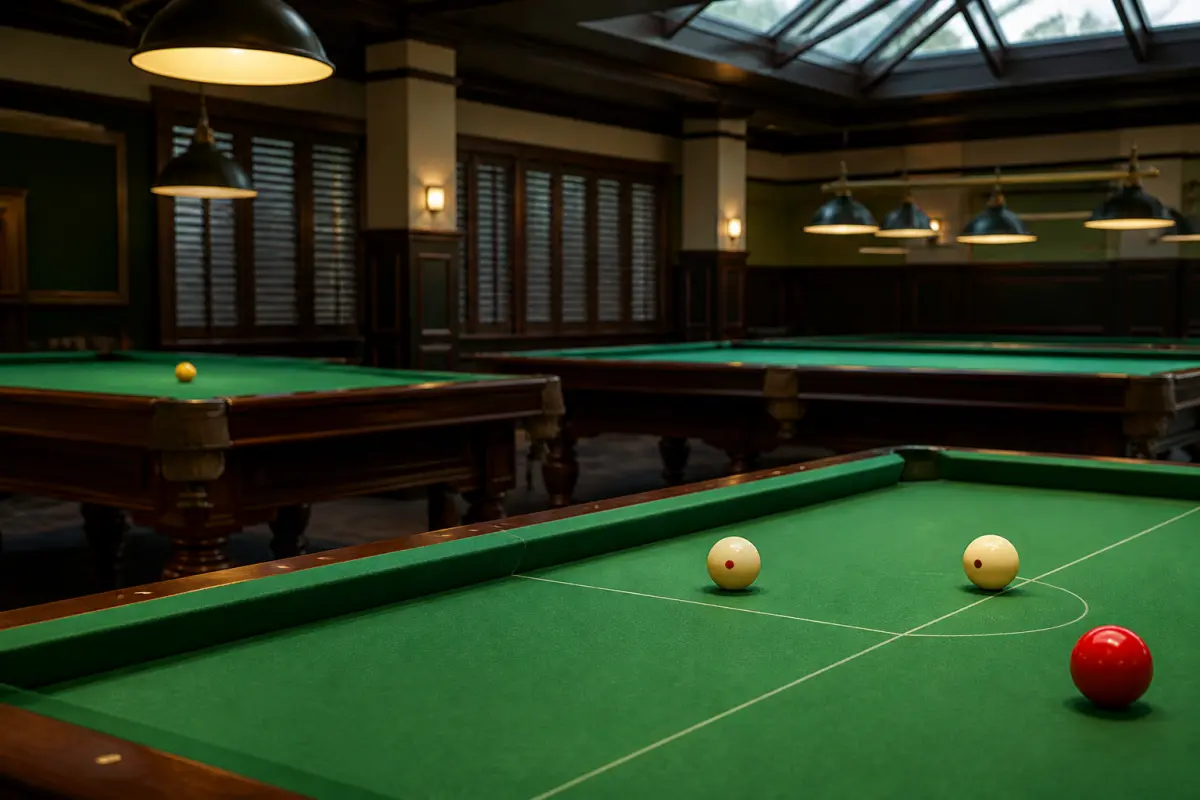 Photo d'illustration : Salle de billard
