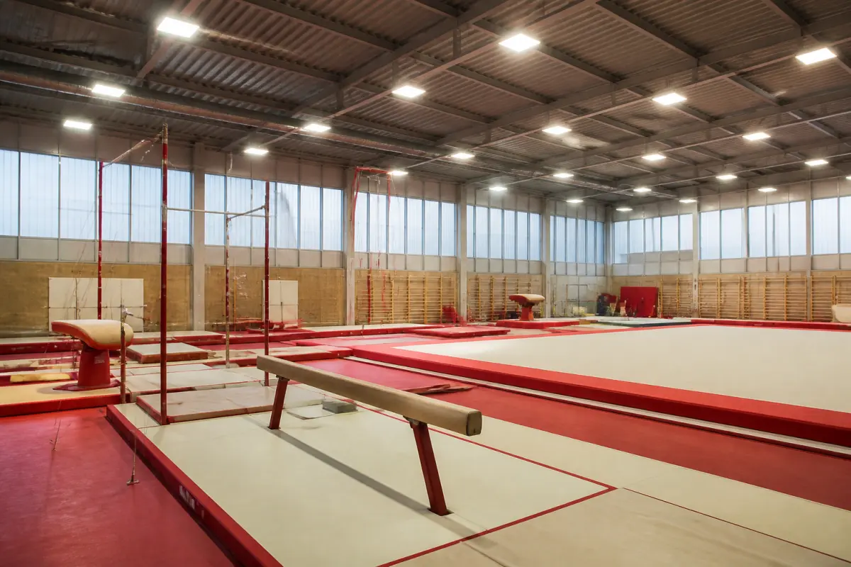 Photo d'illustration : Salle de gymnastique sportive