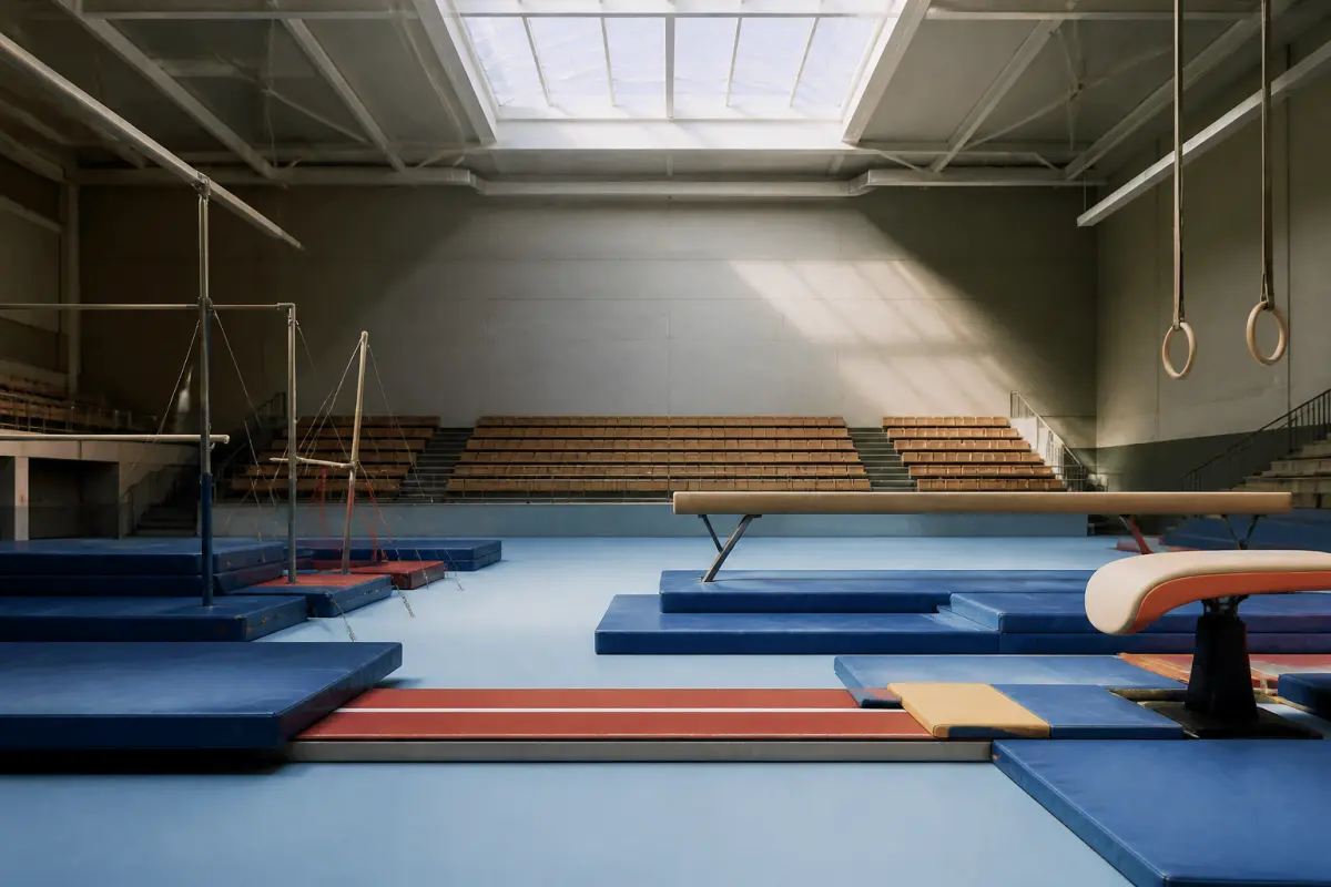 Photo d'illustration : Salle de gymnastique sportive
