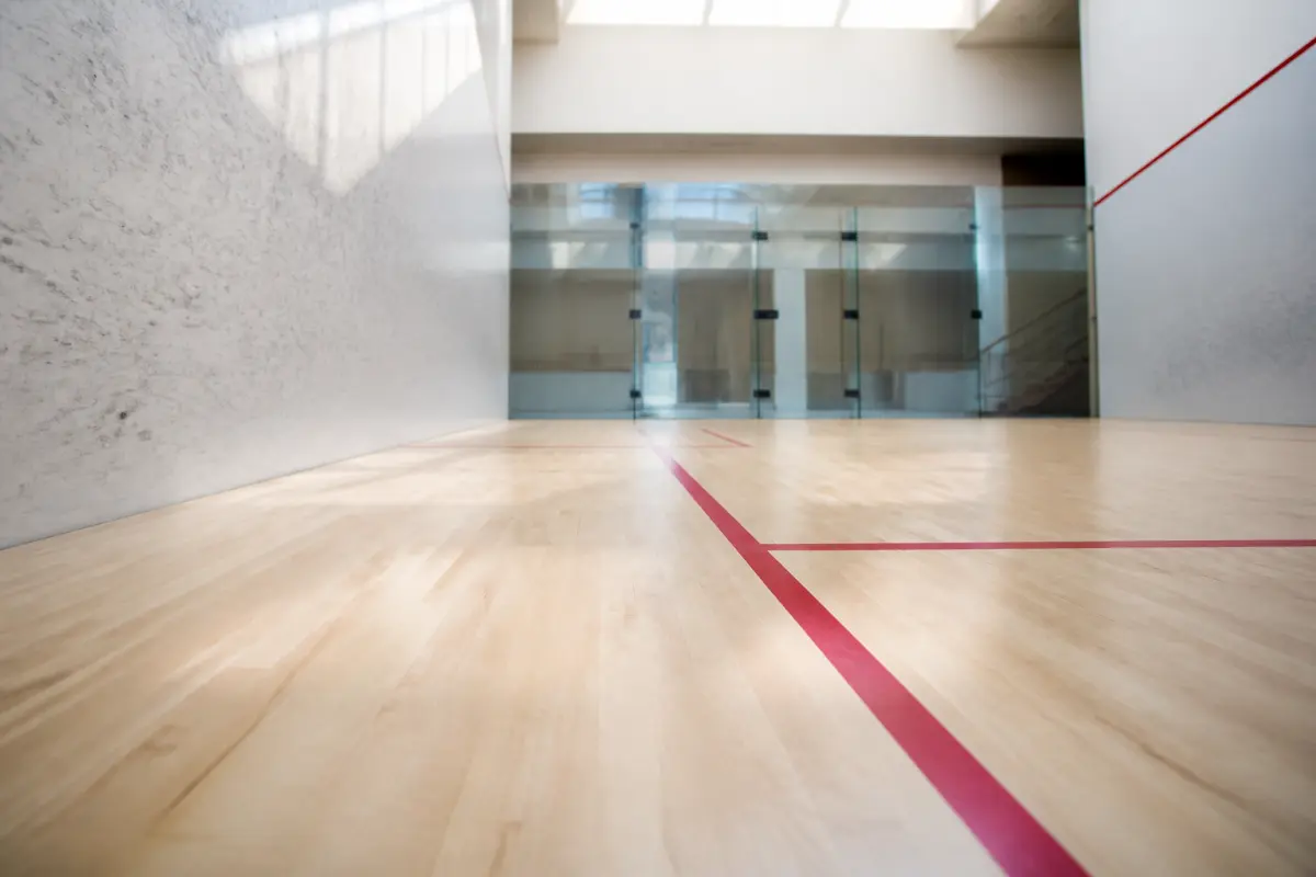 Photo d'illustration : Salle ou terrain de squash