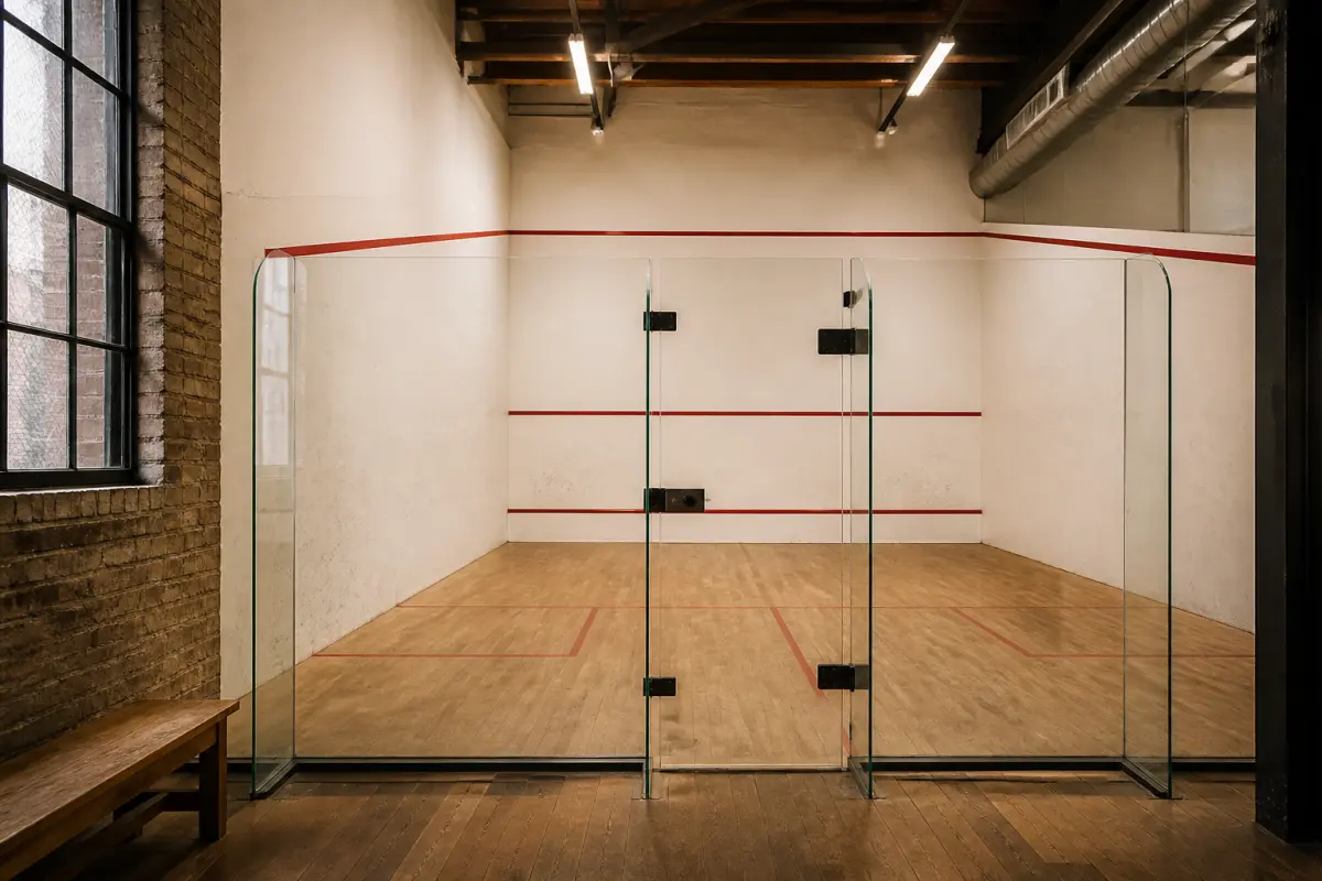 Photo d'illustration : Salle ou terrain de squash