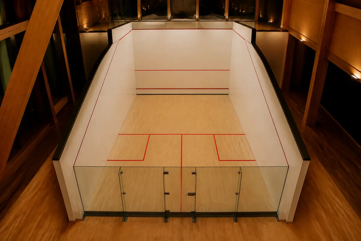 Photo d'illustration : Salle ou terrain de squash