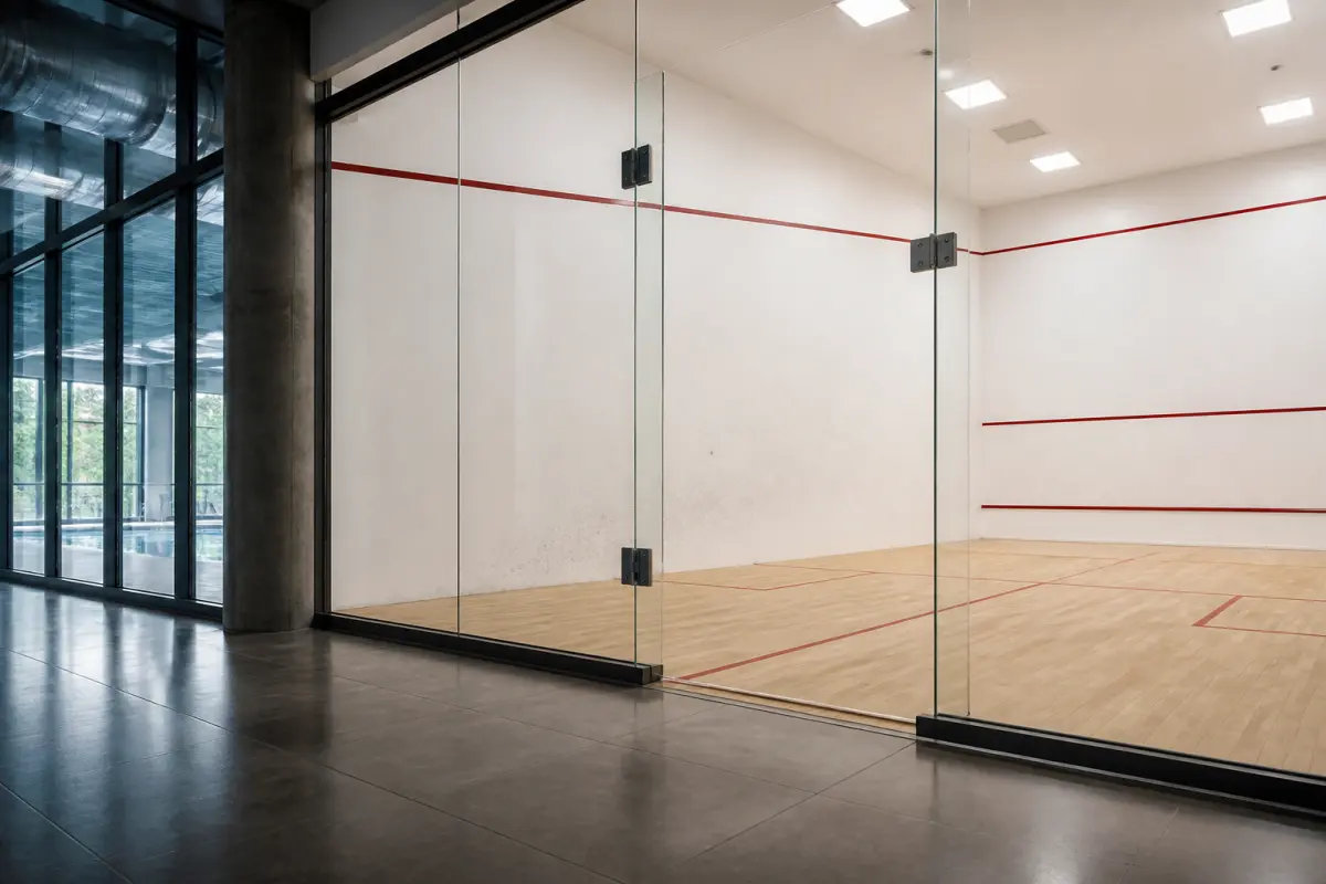 Photo d'illustration : Salle ou terrain de squash