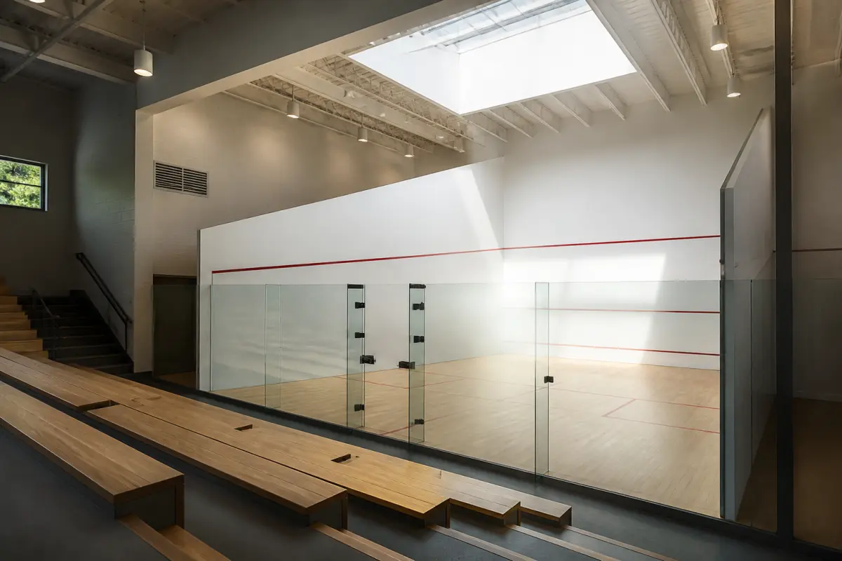 Photo d'illustration : Salle ou terrain de squash
