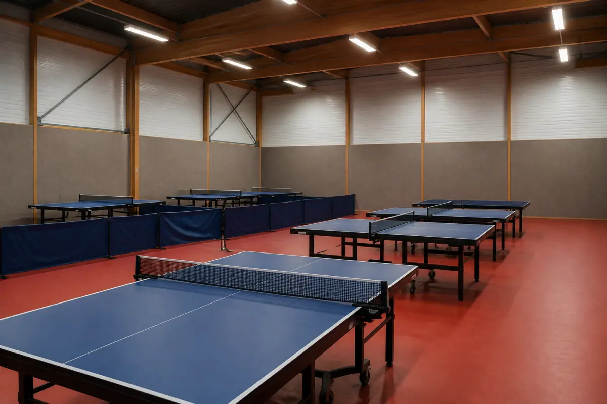 Photo d'illustration : Salle de tennis de table
