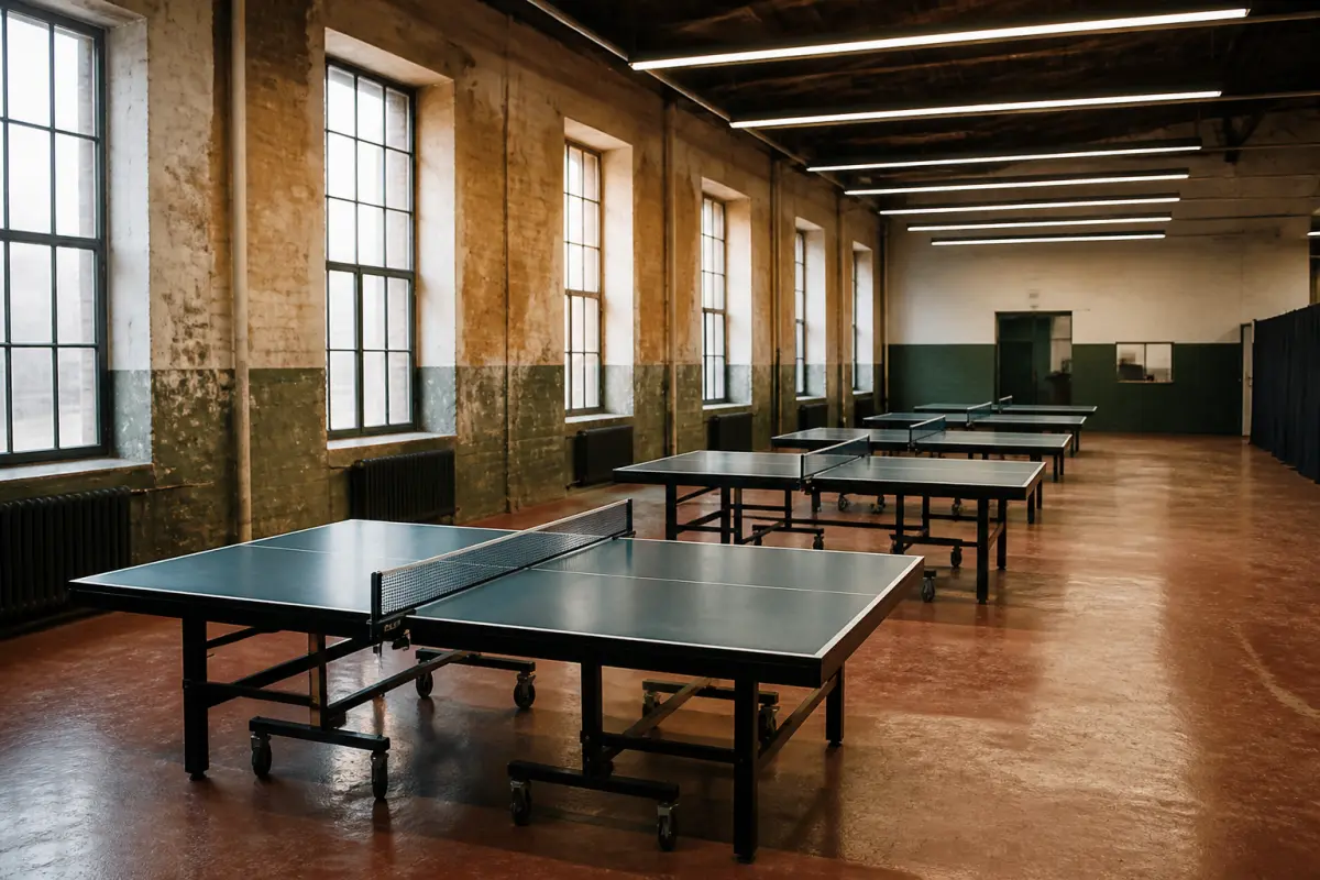 Photo d'illustration : Salle de tennis de table