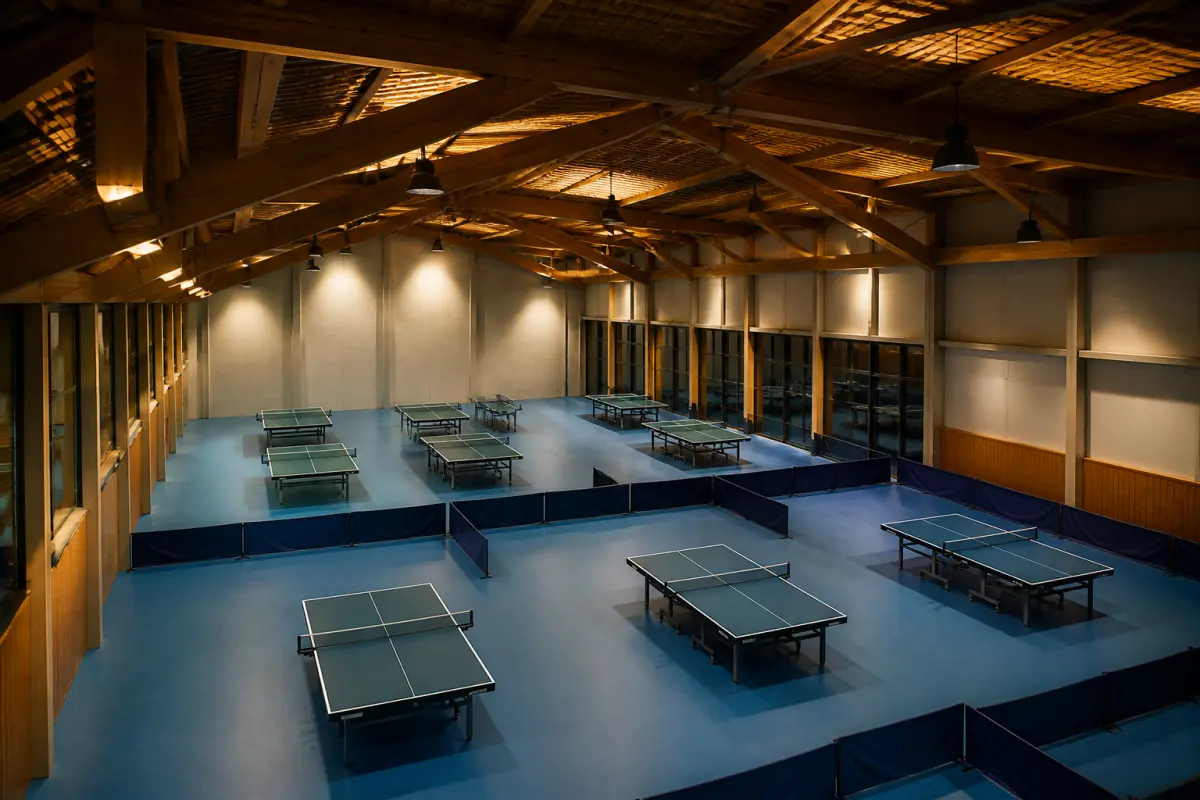 Photo d'illustration : Salle de tennis de table