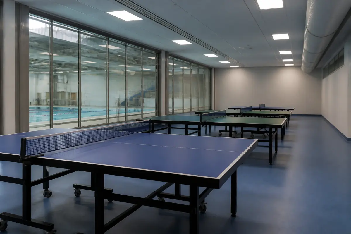 Photo d'illustration : Salle de tennis de table