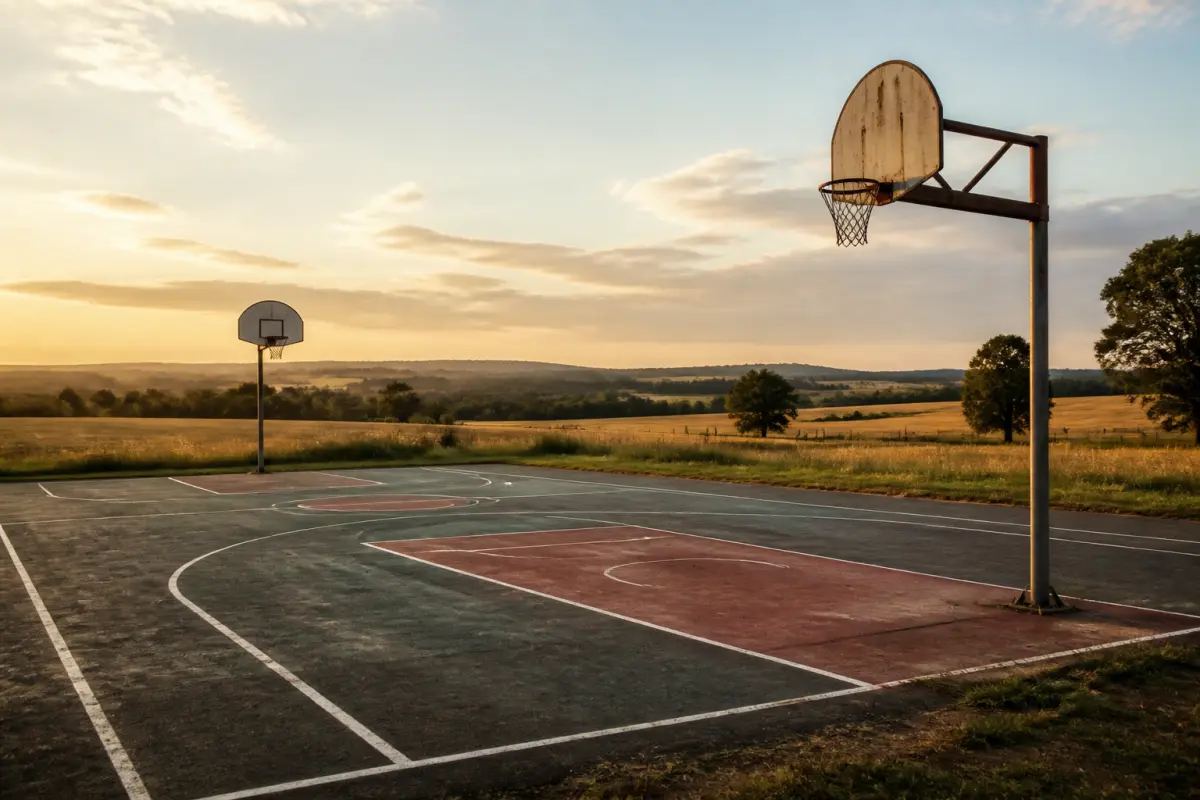 Photo d'illustration : Terrain de basket-ball