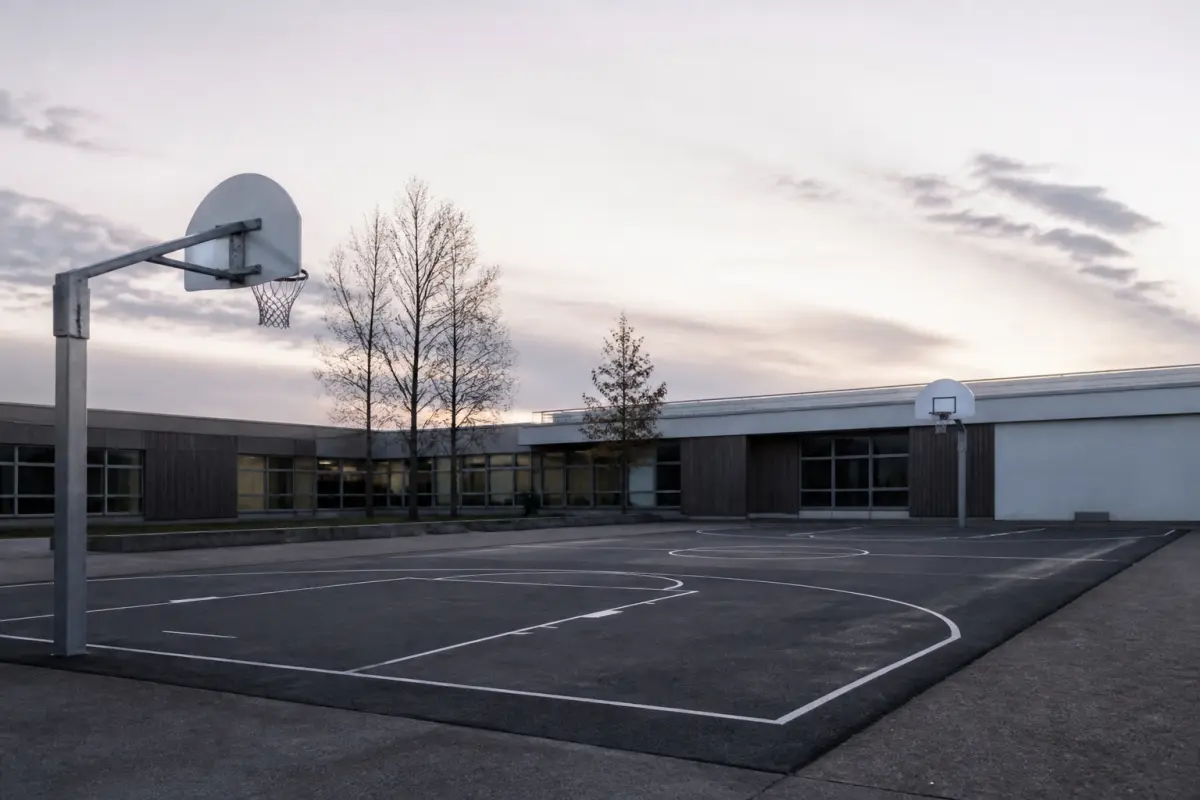Photo d'illustration : Terrain de basket-ball