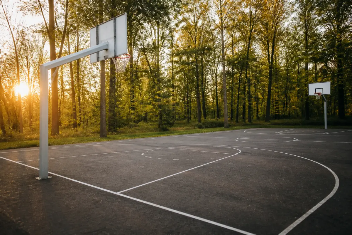 Photo d'illustration : Terrain de basket-ball