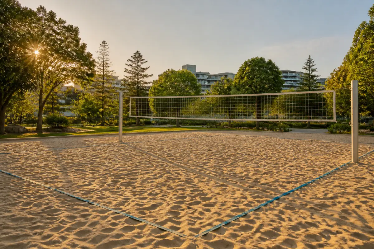 Photo d'illustration : Terrain de beach-volley