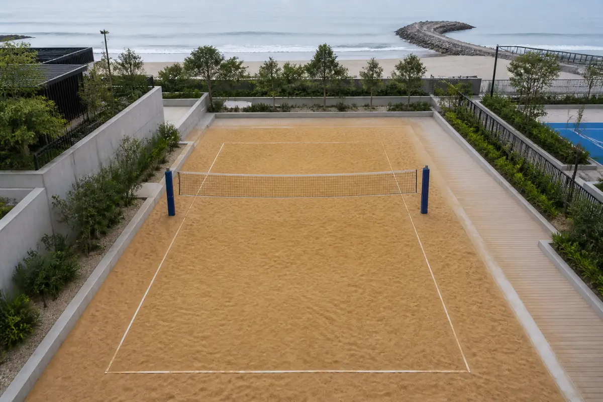 Photo d'illustration : Terrain de beach-volley