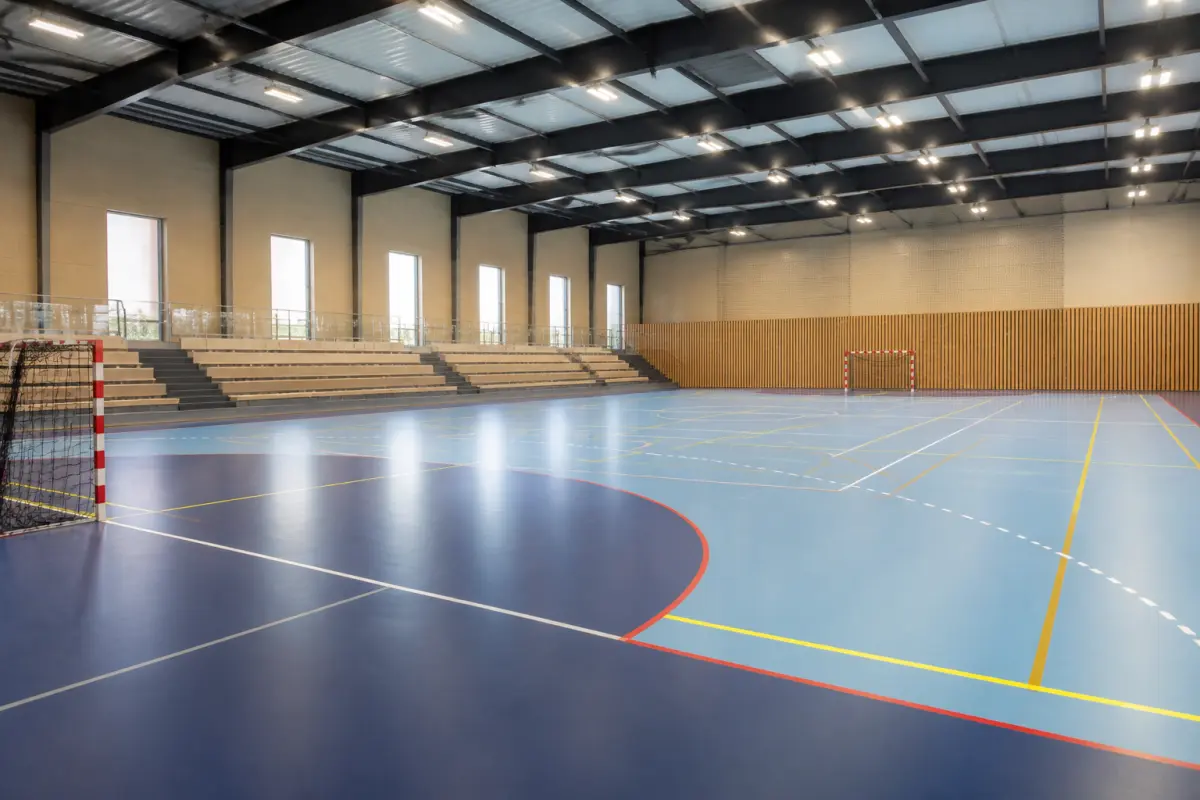 Photo d'illustration : Terrain de handball