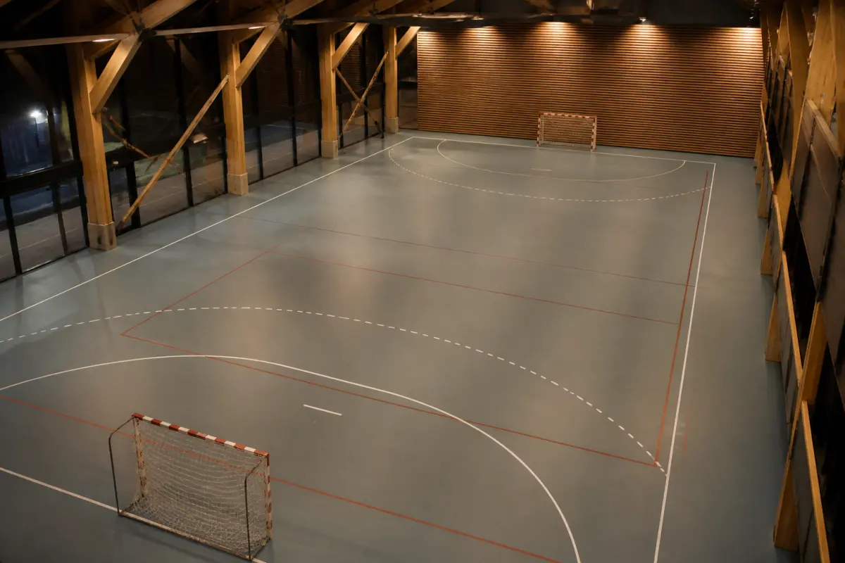 Photo d'illustration : Terrain de handball