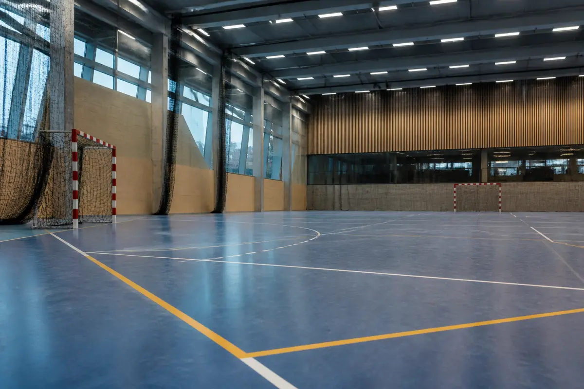 Photo d'illustration : Terrain de handball