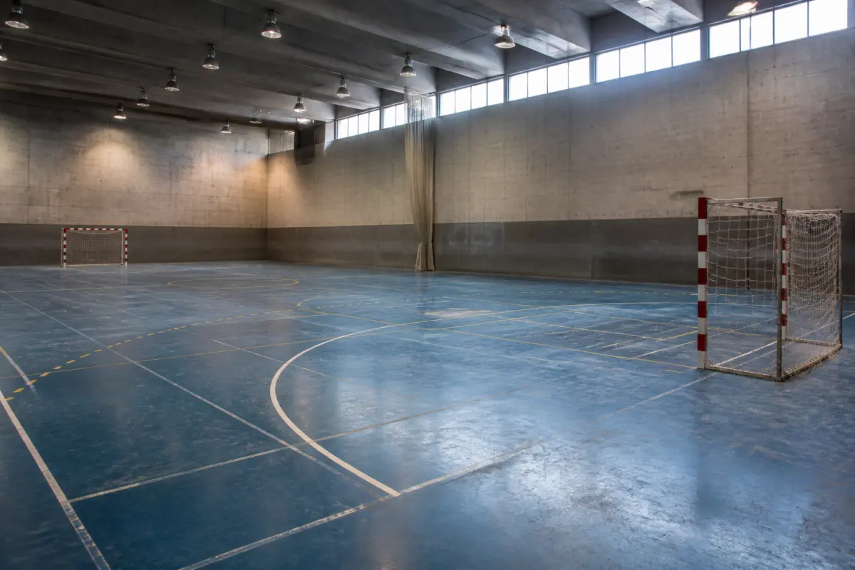 Photo d'illustration : Terrain de handball