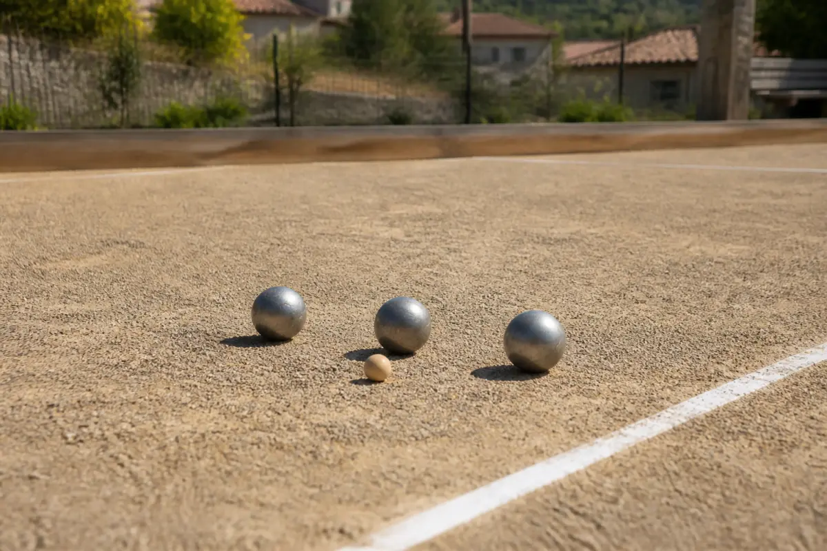 Photo d'illustration : Terrain de pétanque