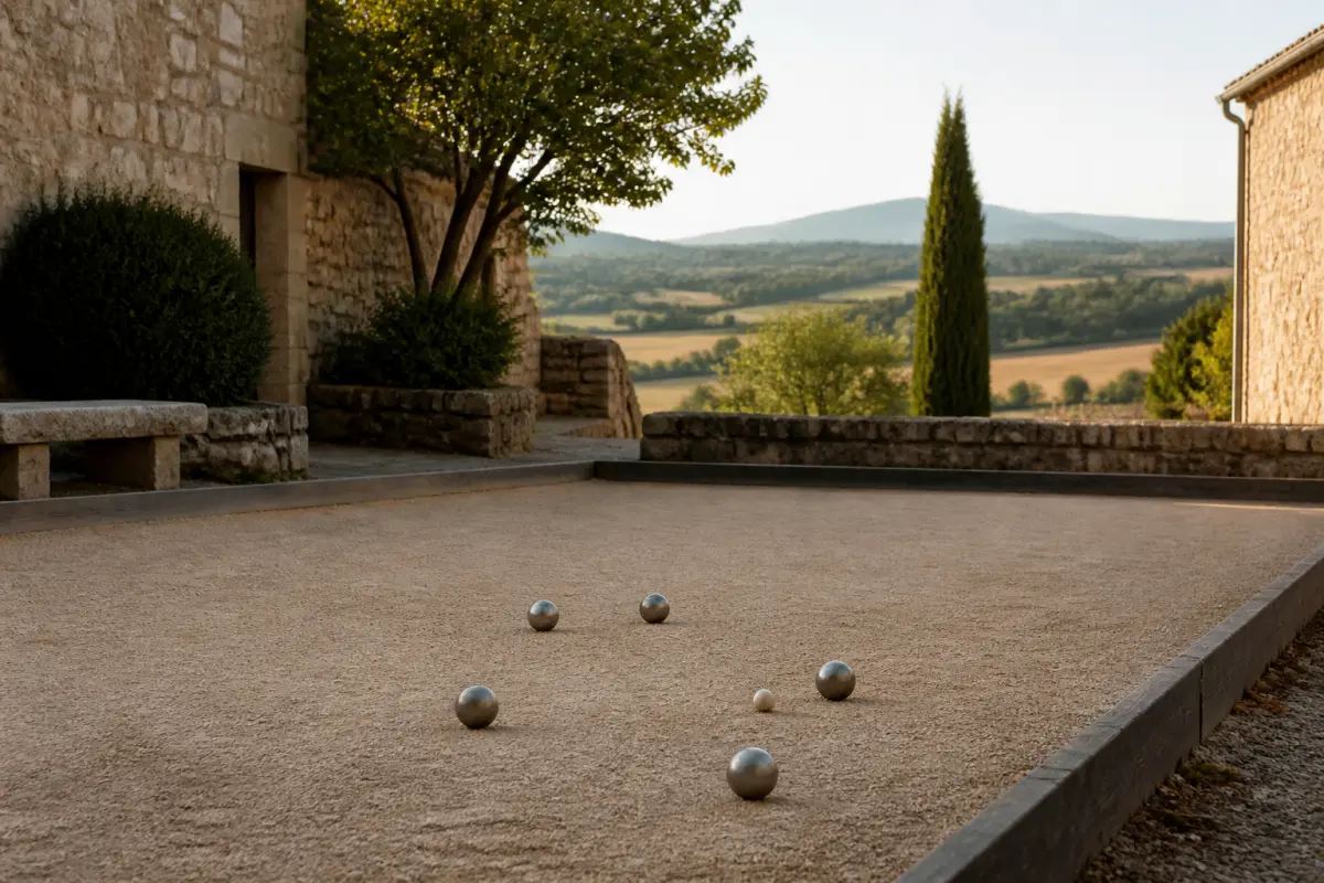 Photo d'illustration : Terrain de pétanque