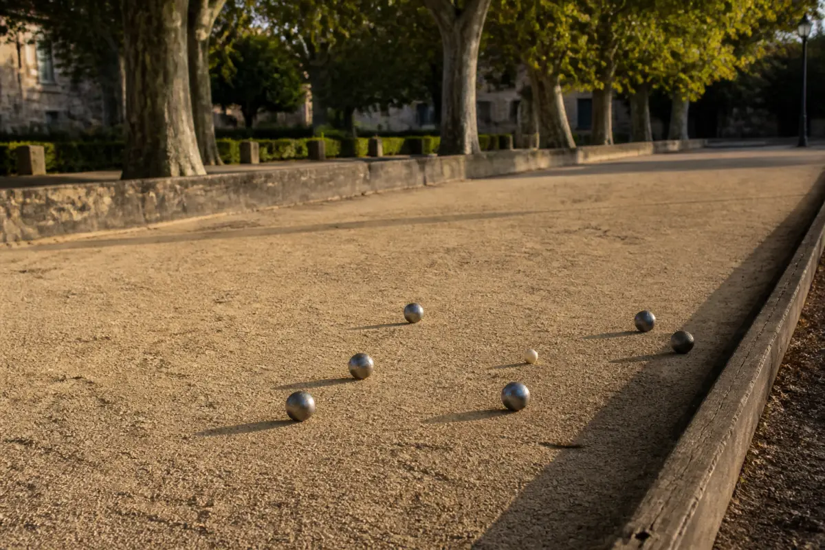 Photo d'illustration : Terrain de pétanque