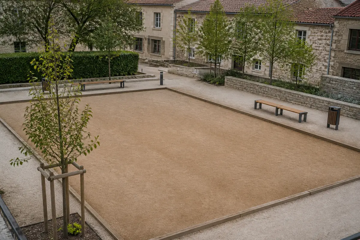 Photo d'illustration : Terrain de pétanque