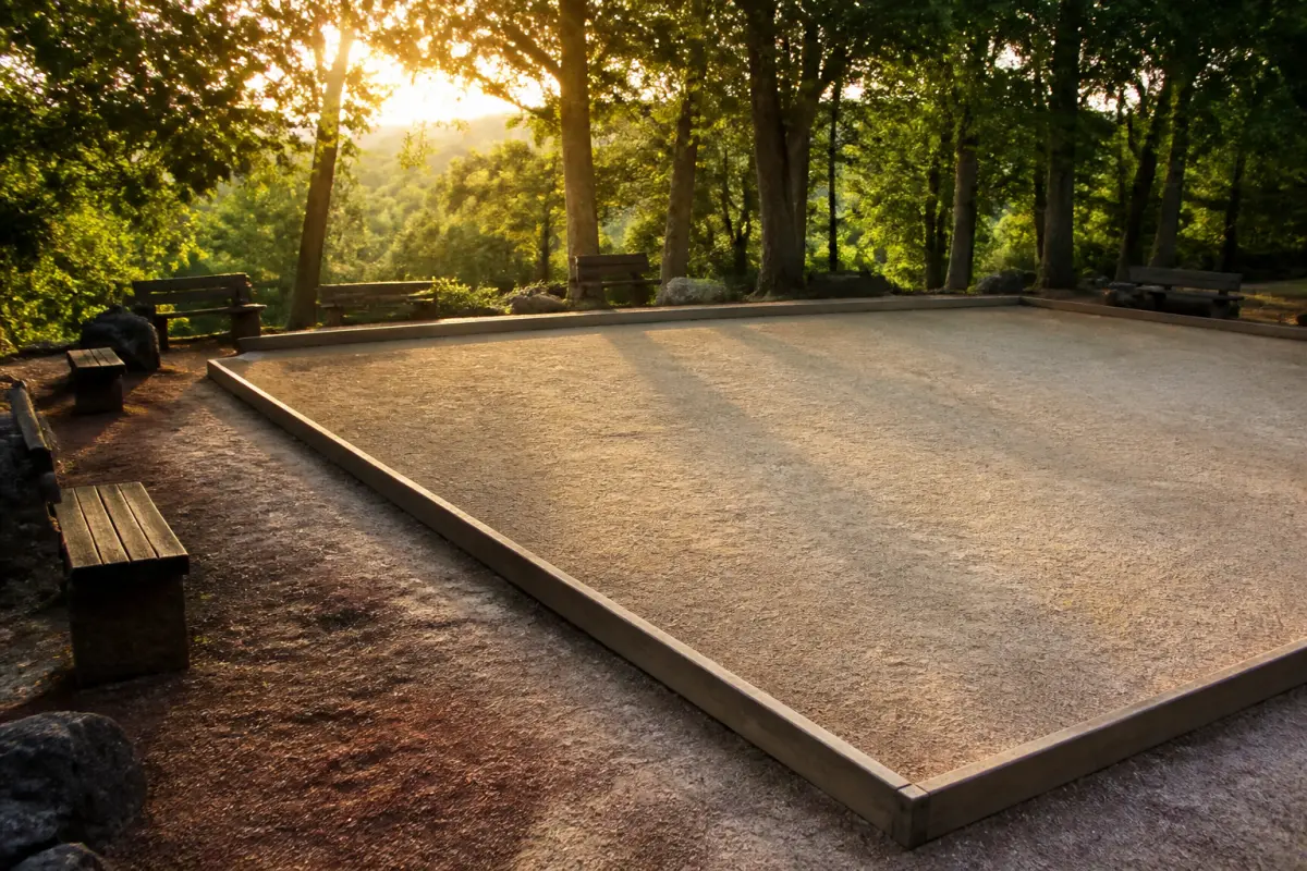 Photo d'illustration : Terrain de pétanque
