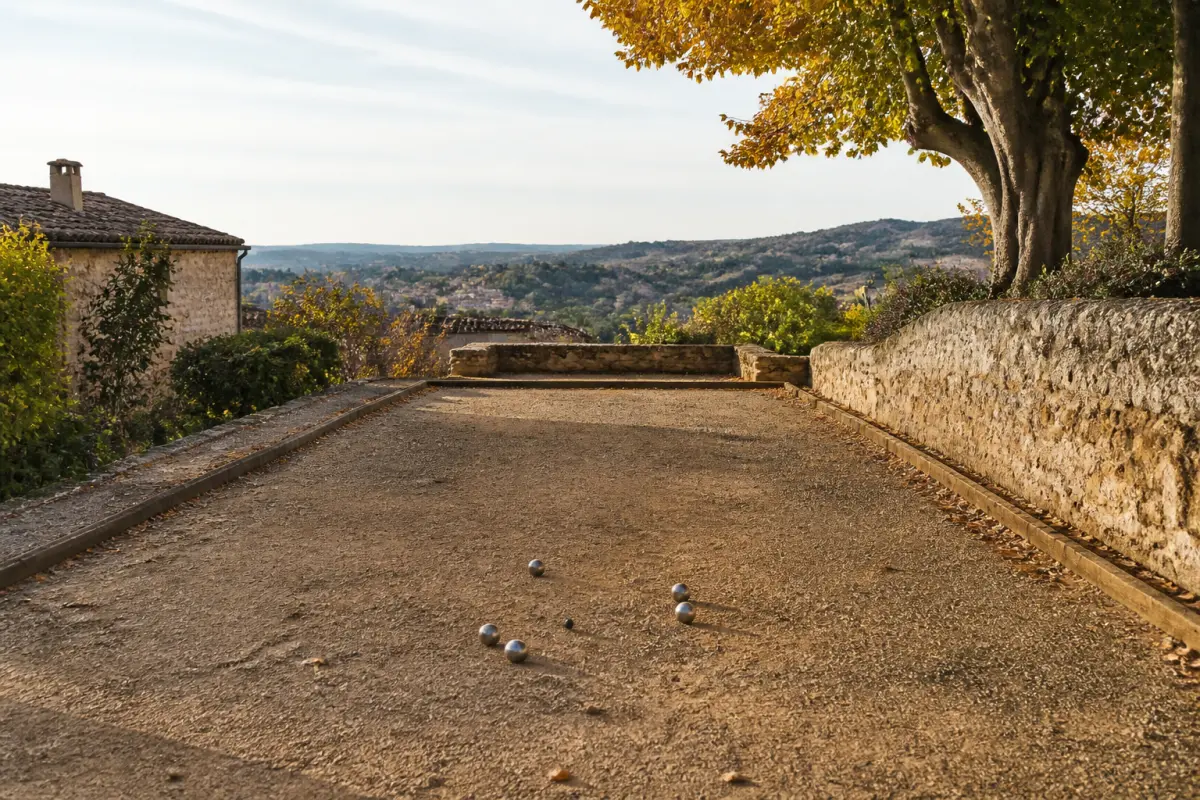 Photo d'illustration : Terrain de pétanque