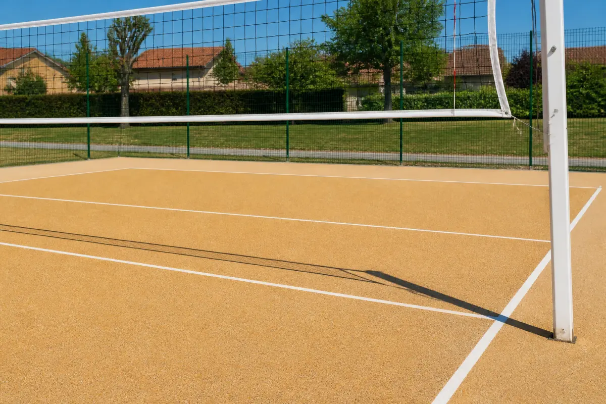 Photo d'illustration : Terrain de volley-ball