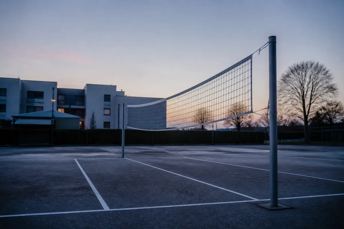 Photo d'illustration : Terrain de volley-ball