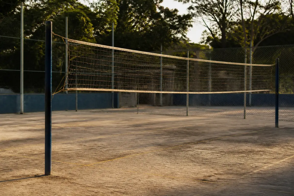 Photo d'illustration : Terrain de volley-ball