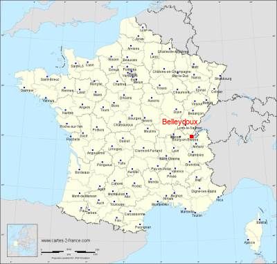 Carte de Belleydoux
