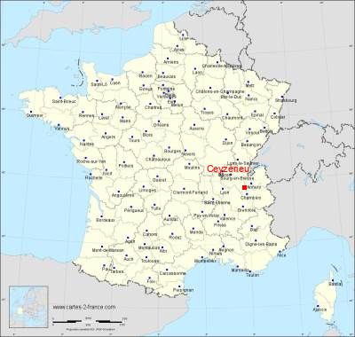 Carte de Ceyzérieu