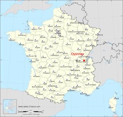 Carte de Oyonnax
