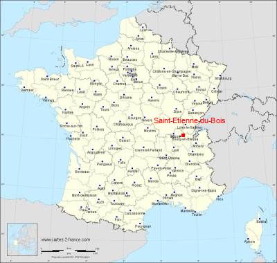 Carte de Saint-Etienne-du-Bois