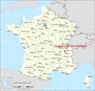 Carte de Saint-Germain-les-Paroisses