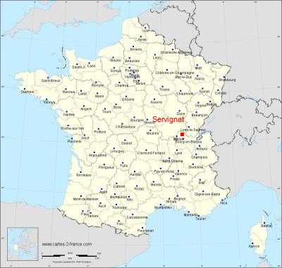 Carte de Servignat