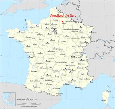 Carte de Anguilcourt-le-Sart
