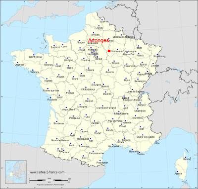 Carte de Artonges