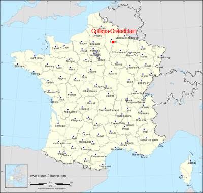 Carte de Colligis-Crandelain
