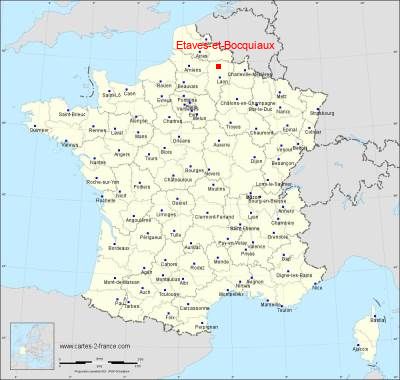 Carte de Etaves-et-Bocquiaux
