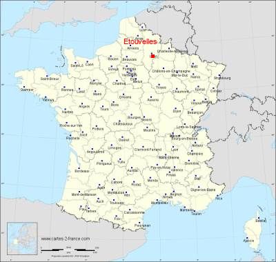 Carte de Etouvelles